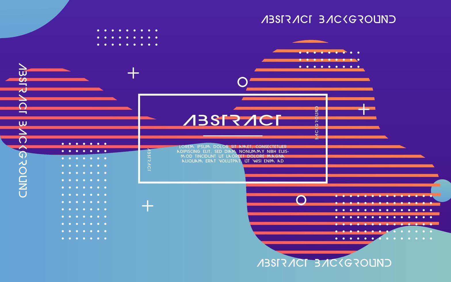 moderner abstrakter flüssiger Farbhintergrund. dynamisches strukturiertes geometrisches Elementdesign. Kann auf Postern, Bannern, Web und mehr verwendet werden vektor