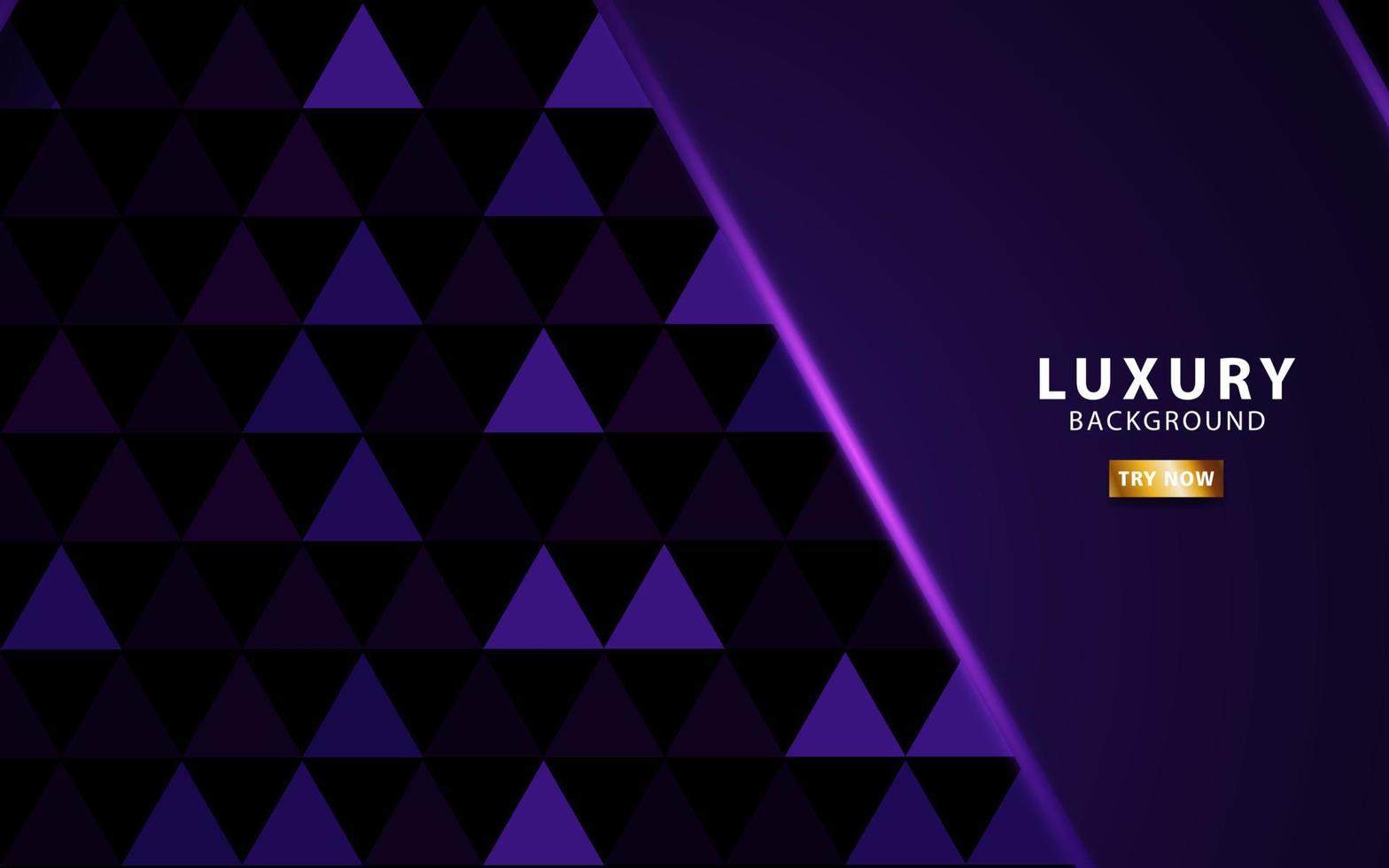 Luxus lila Overlay Schichten Hintergrund. realistisch Licht bewirken auf texturiert lila Dreieck Hintergrund. vektor