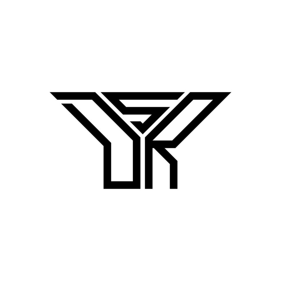 dsr Brief Logo kreativ Design mit Vektor Grafik, dsr einfach und modern Logo.