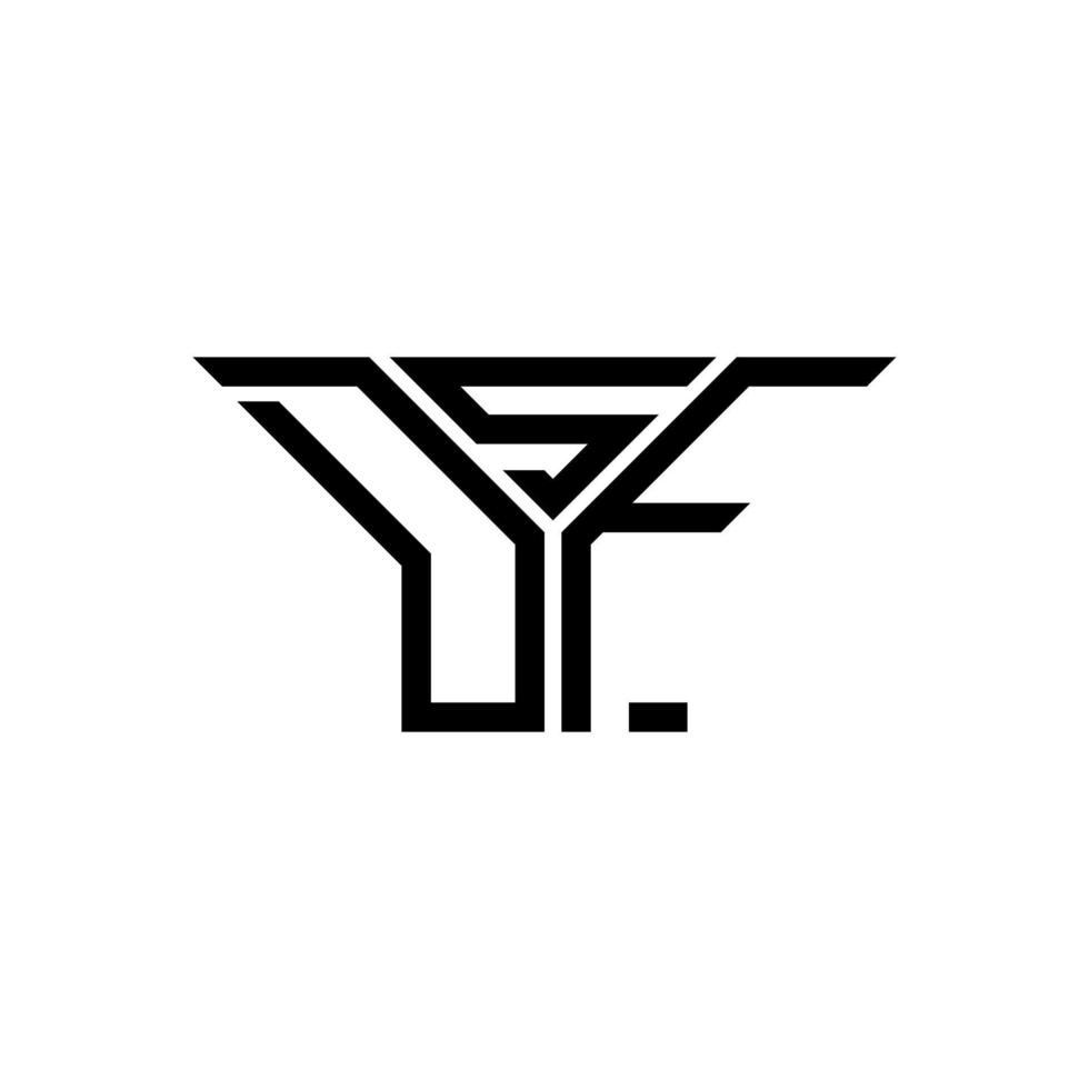 dsf Brief Logo kreativ Design mit Vektor Grafik, dsf einfach und modern Logo.
