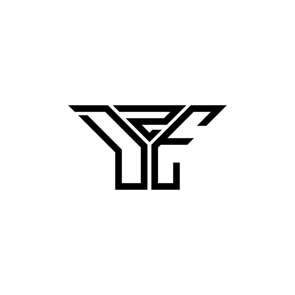 dze brev logotyp kreativ design med vektor grafisk, dze enkel och modern logotyp.