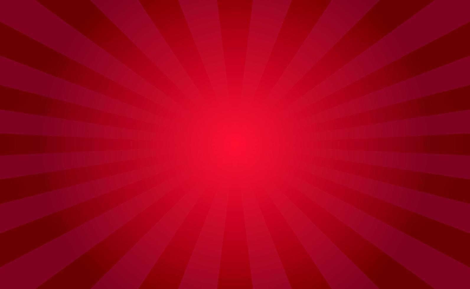 röd solstråle bakgrund fri vektor design
