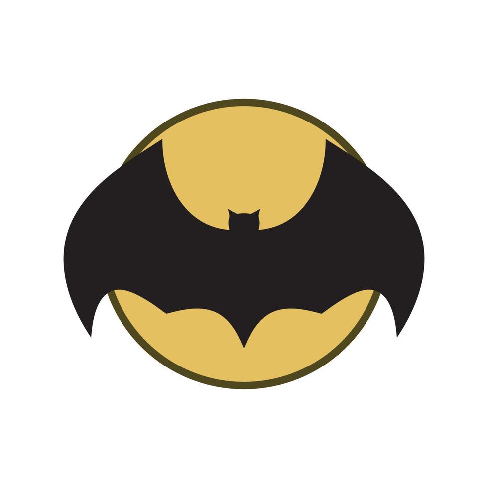 bat vektor ikon logotyp mall