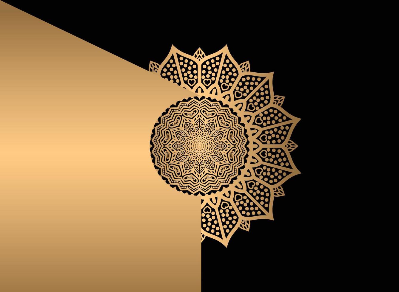 mandala. etnisk dekorativ element. hand dragen bakgrund. islam, arabiska, indian, ottoman motiv. vektor