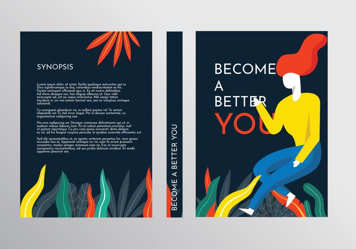 Motivational Book Cover Mall Vector