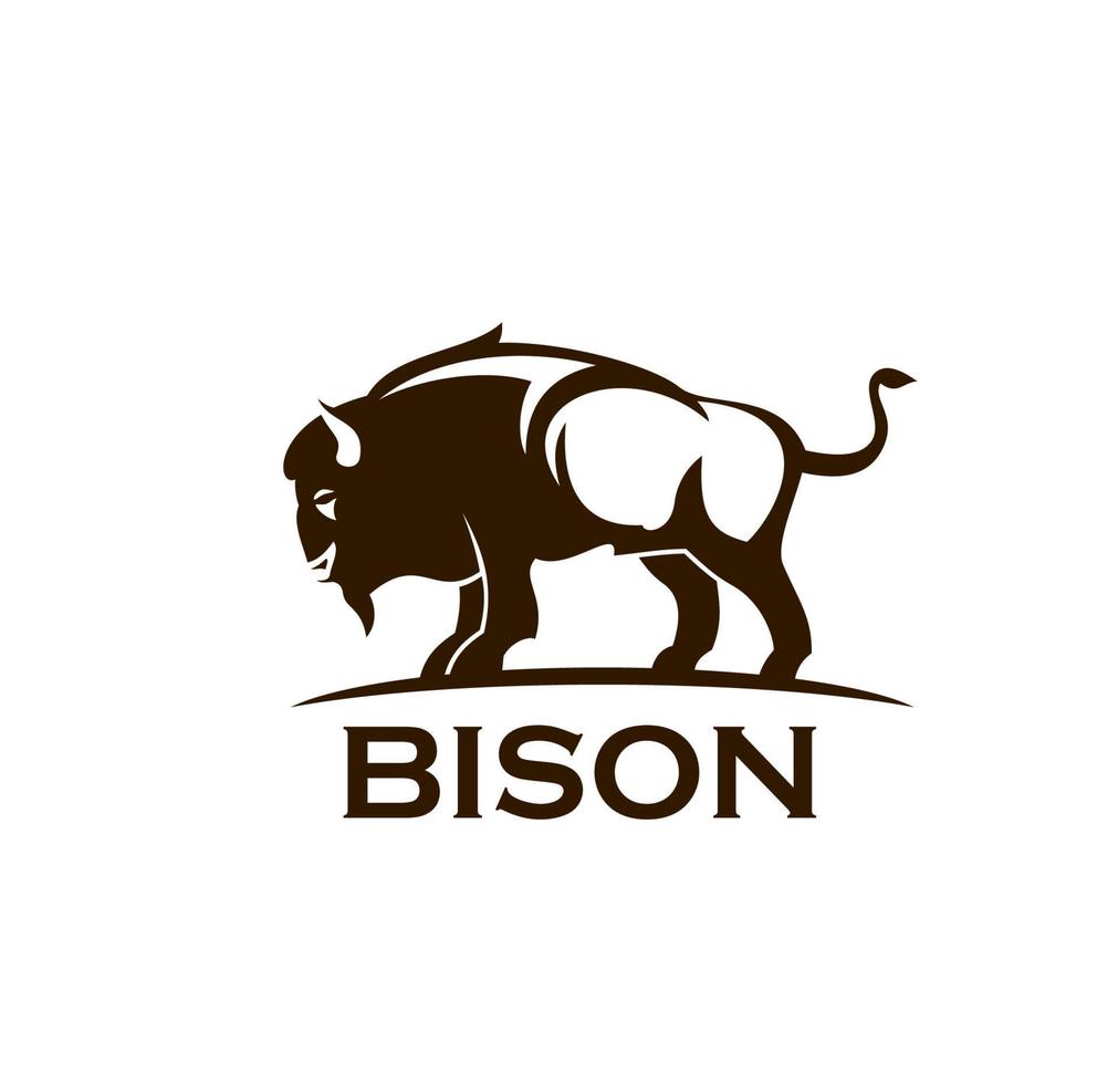 Bison Büffel Symbol, Stier, Unternehmen korporativ Symbol vektor