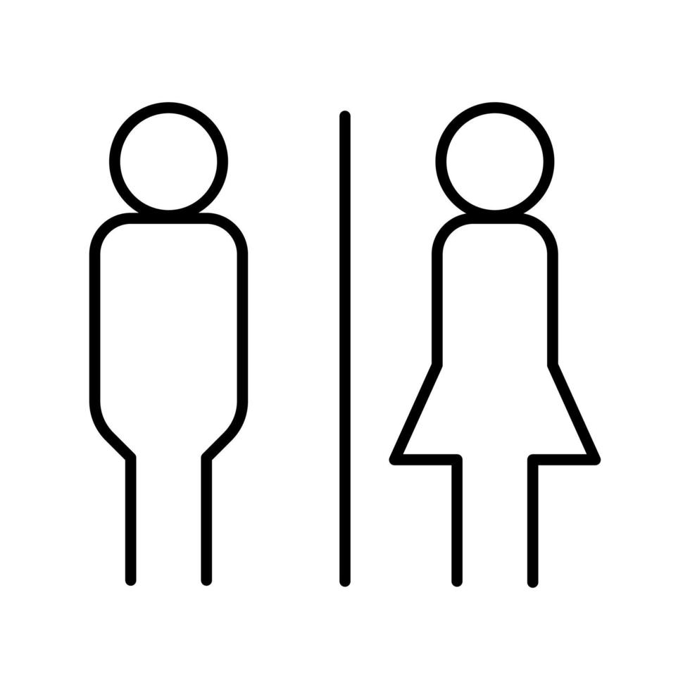 Symbol für Toilettenleitung vektor