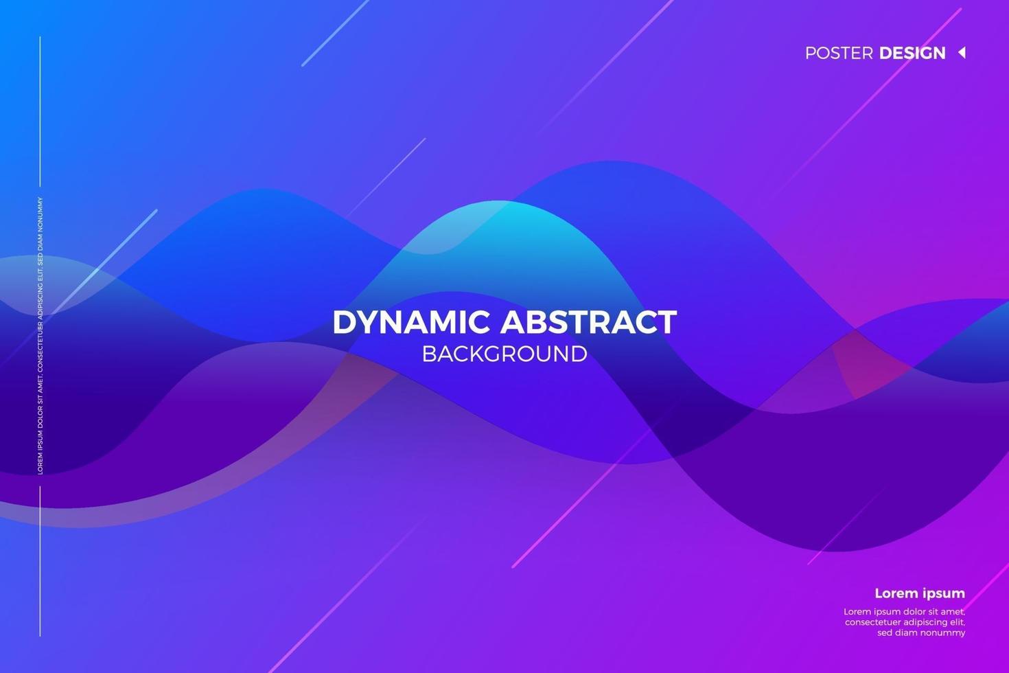 abstrakter dynamischer Hintergrund vektor