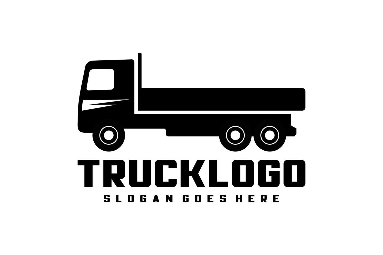 Vektor Lastwagen Symbole. LKW Silhouette Illustration Vektor