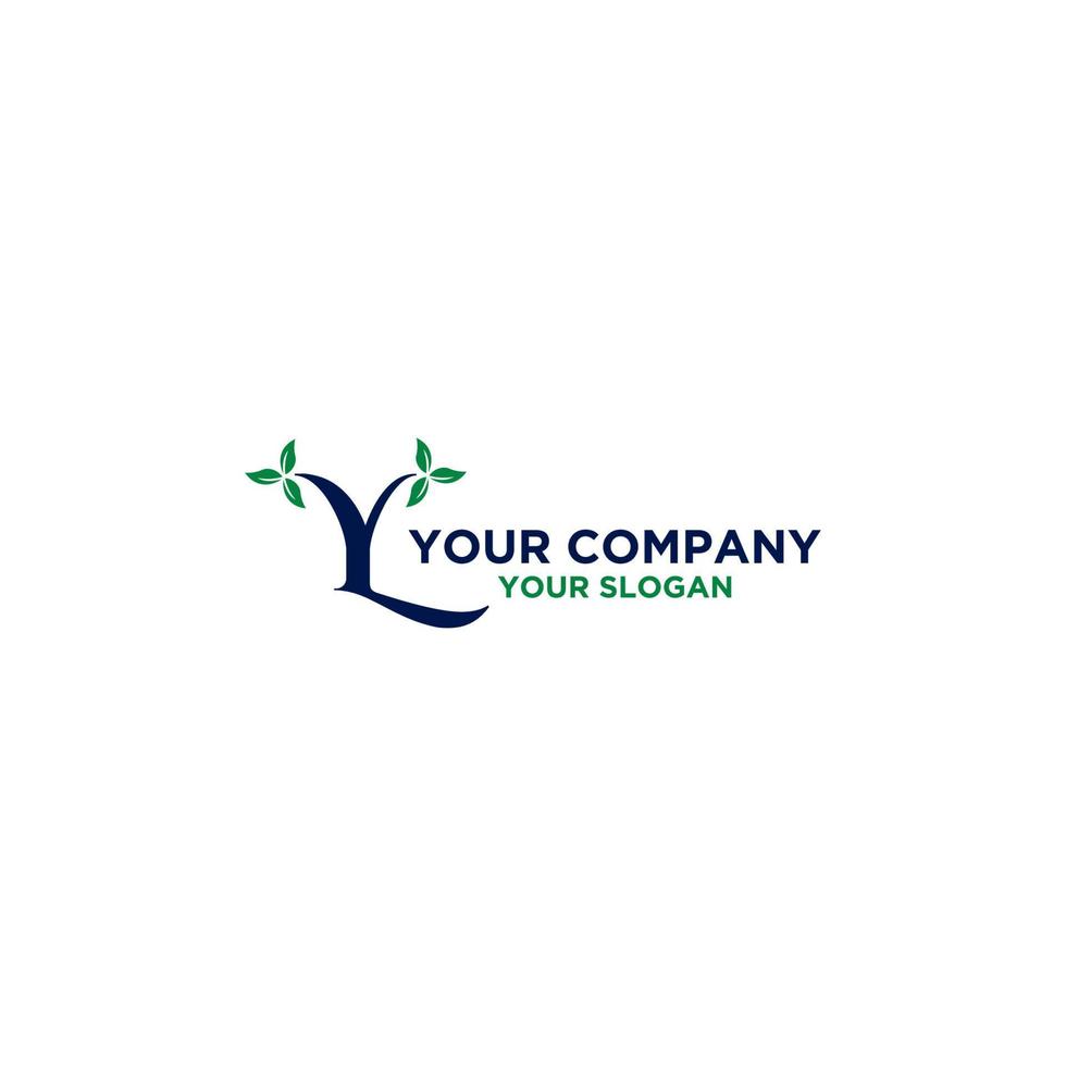 yl Baum Logo Design Vektor