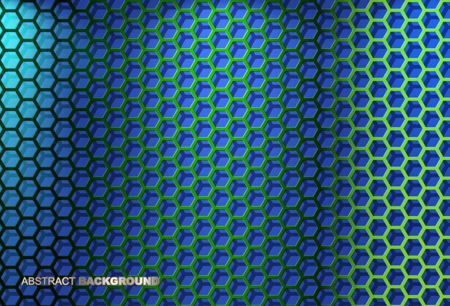 abstrakt Farbe Licht Hexagon Linie im dunkel modern Luxus futuristisch Hintergrund Vektor Illustration