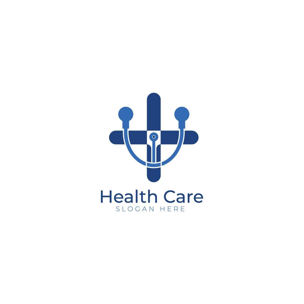 Logodesign für das Gesundheitswesen vektor
