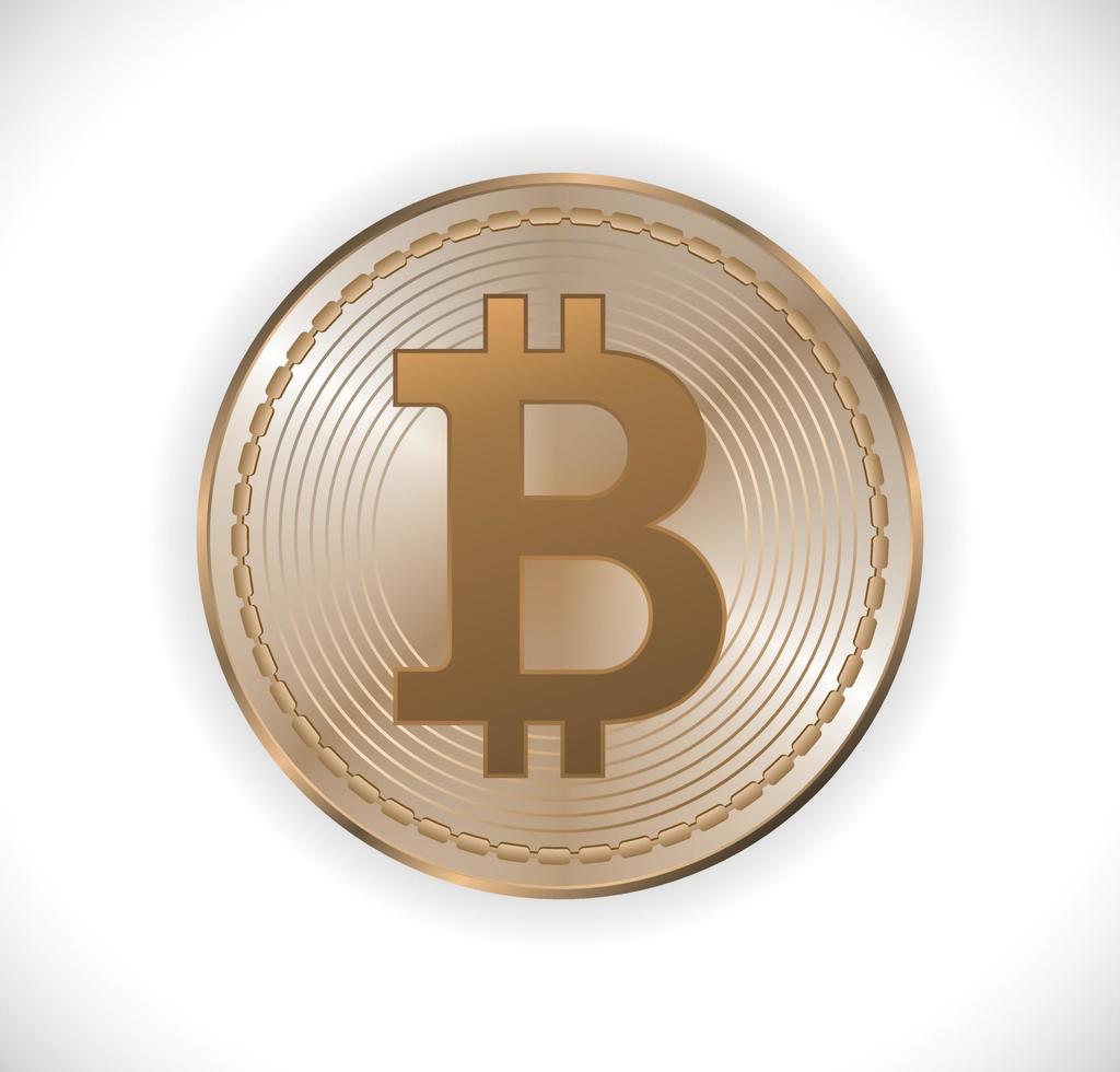 Bitcoin-Geldsymbol vektor