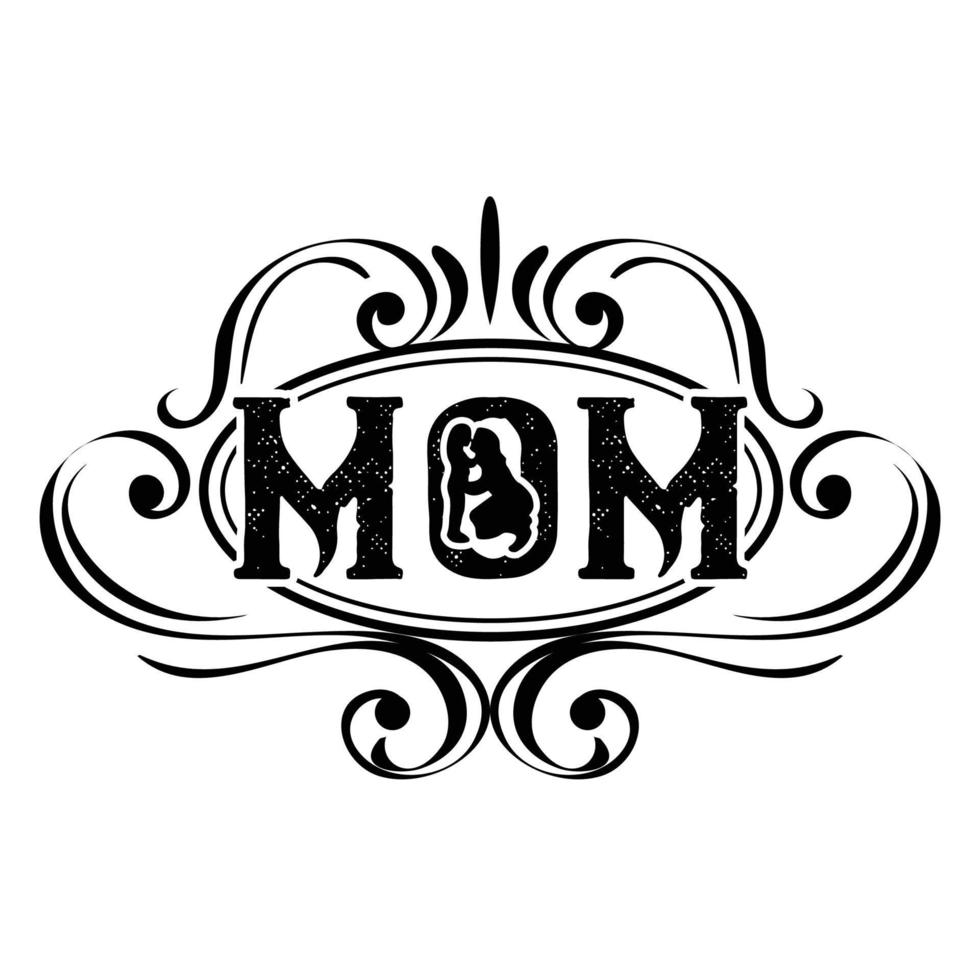 mors dag skjorta skriva ut mall, typografi design för mamma mamma mamma dotter mormor flicka kvinnor moster mamma liv barn bäst mamma förtjusande skjorta vektor