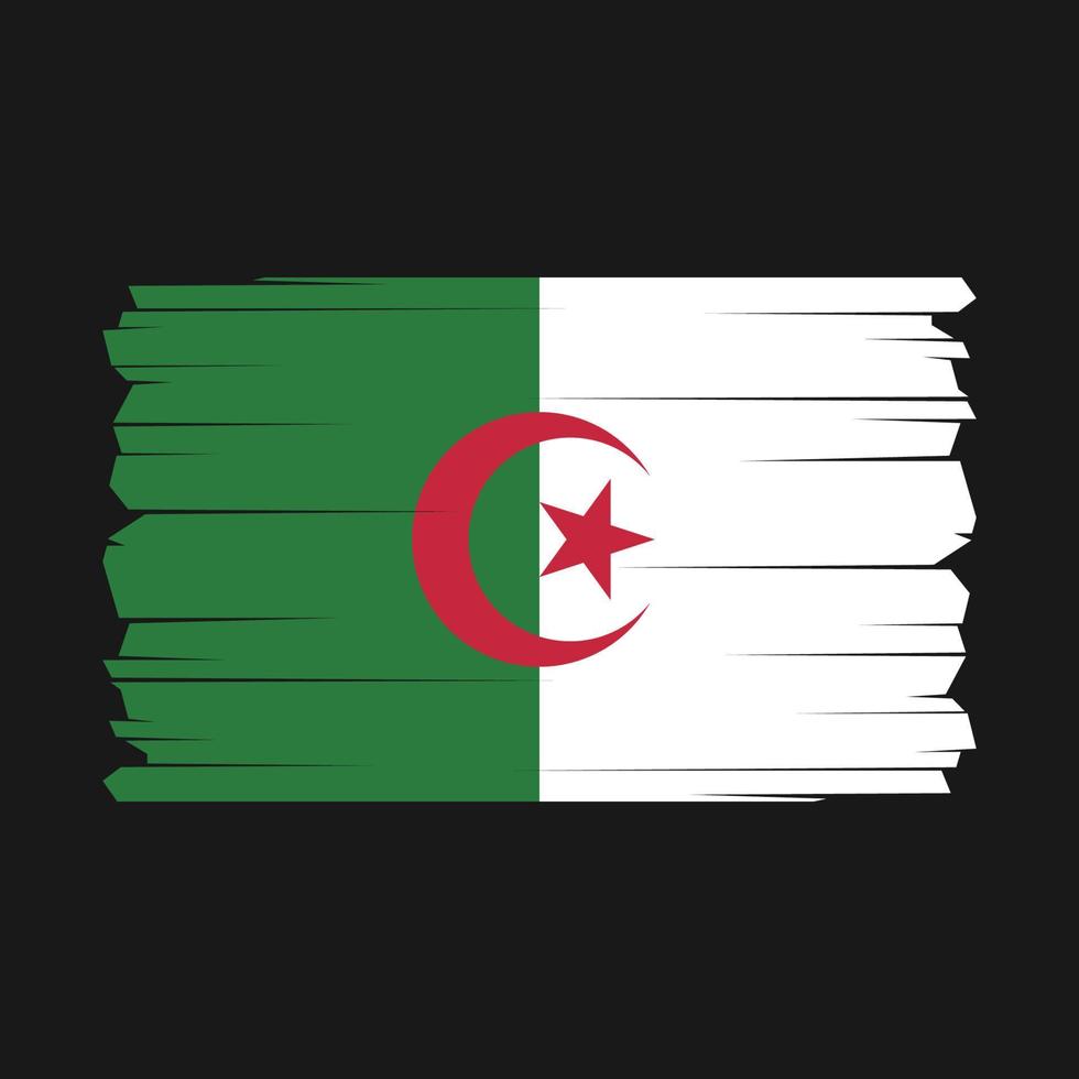 algeriet flagga vektor illustration