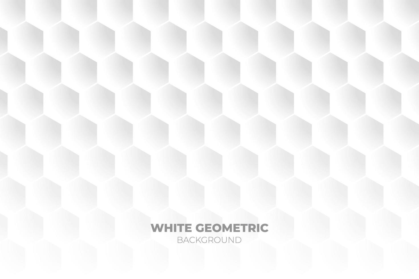 Weiß poligonal Hintergrund vektor