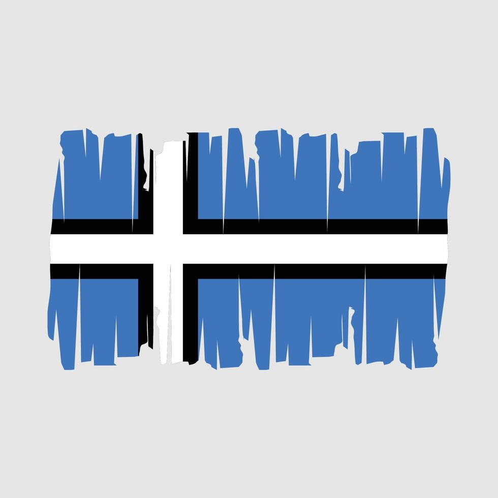 estland flagga vektor illustration