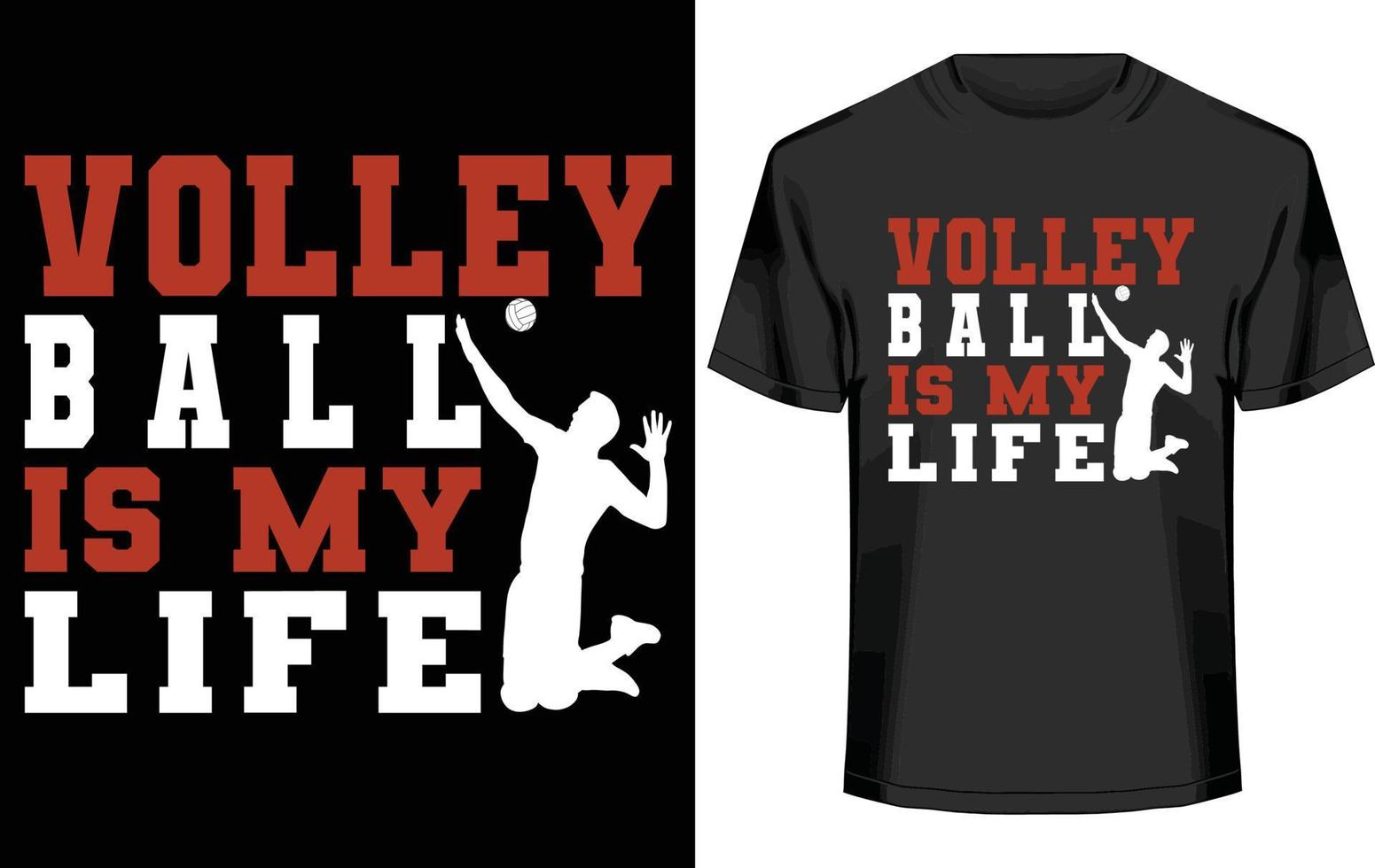 Volleyball T-Shirt Design vektor