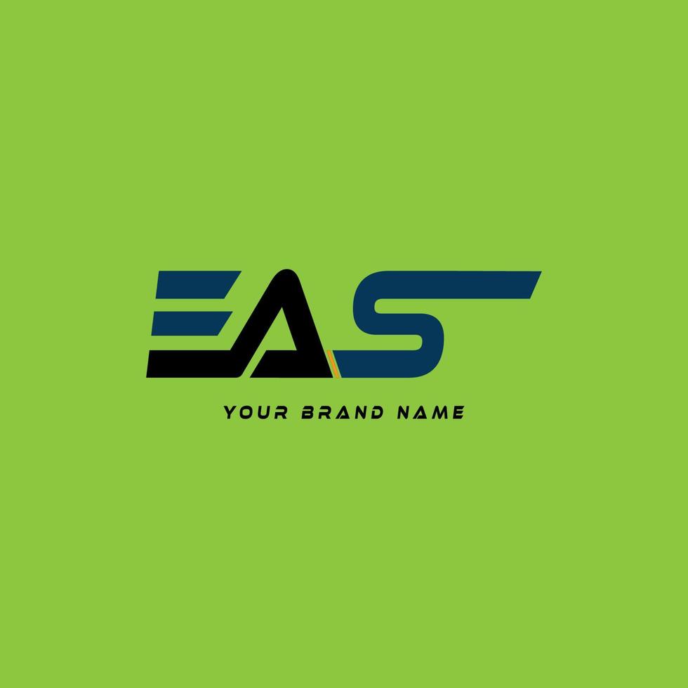 eas Text Logo Design Vektor