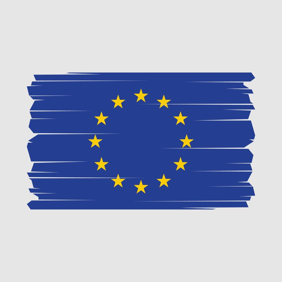 europäisch Flagge Vektor Illustration