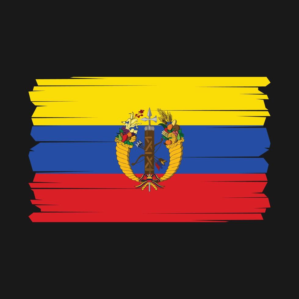 Kolumbien Flagge Vektor Illustration