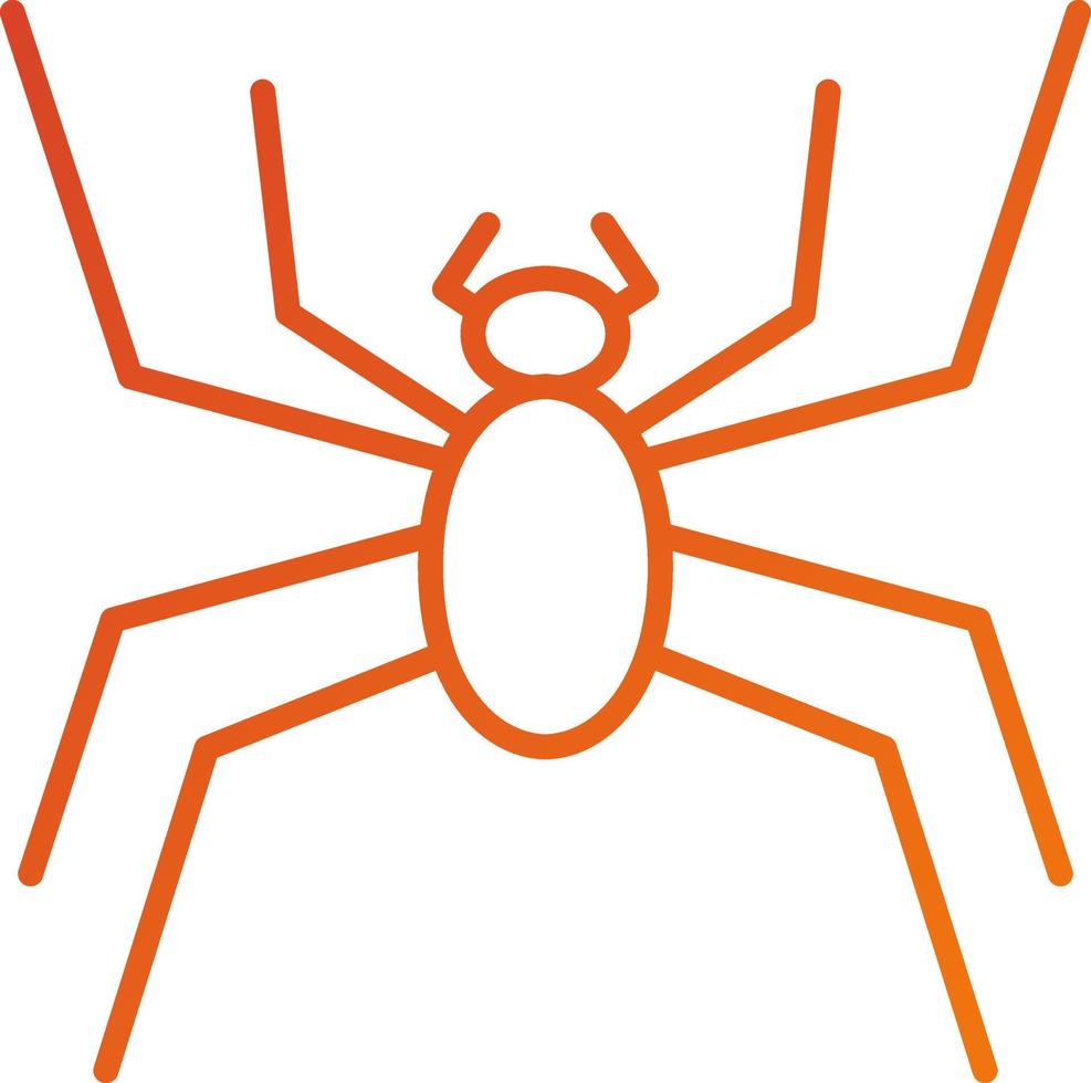 Spinne Symbol Stil vektor