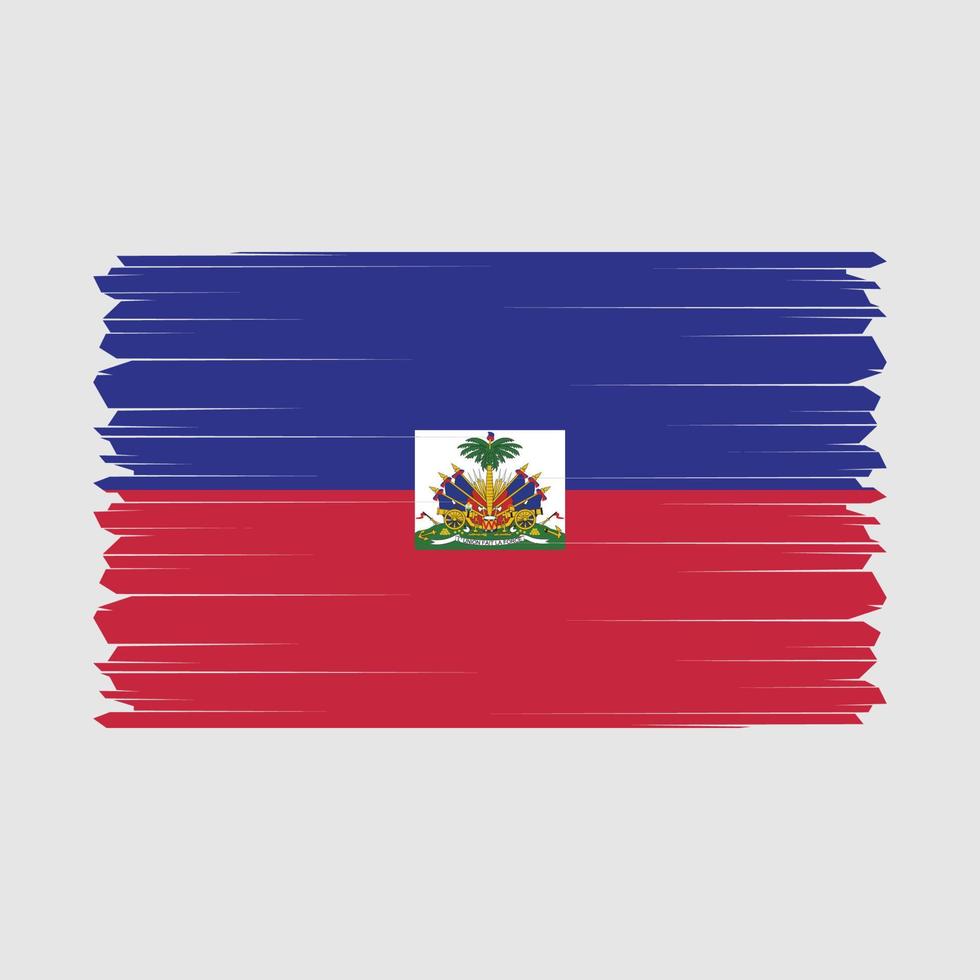 haiti flagga vektor illustration