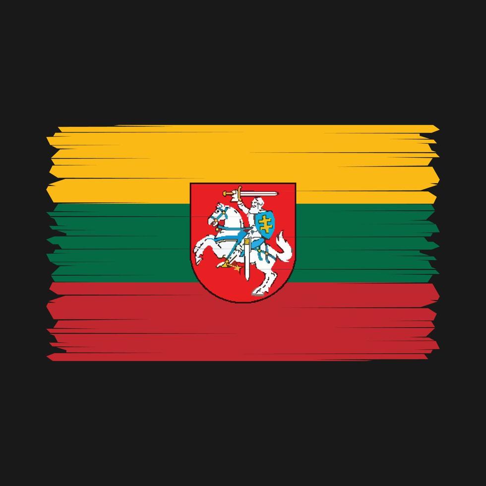 Litauen Flagge Vektor Illustration