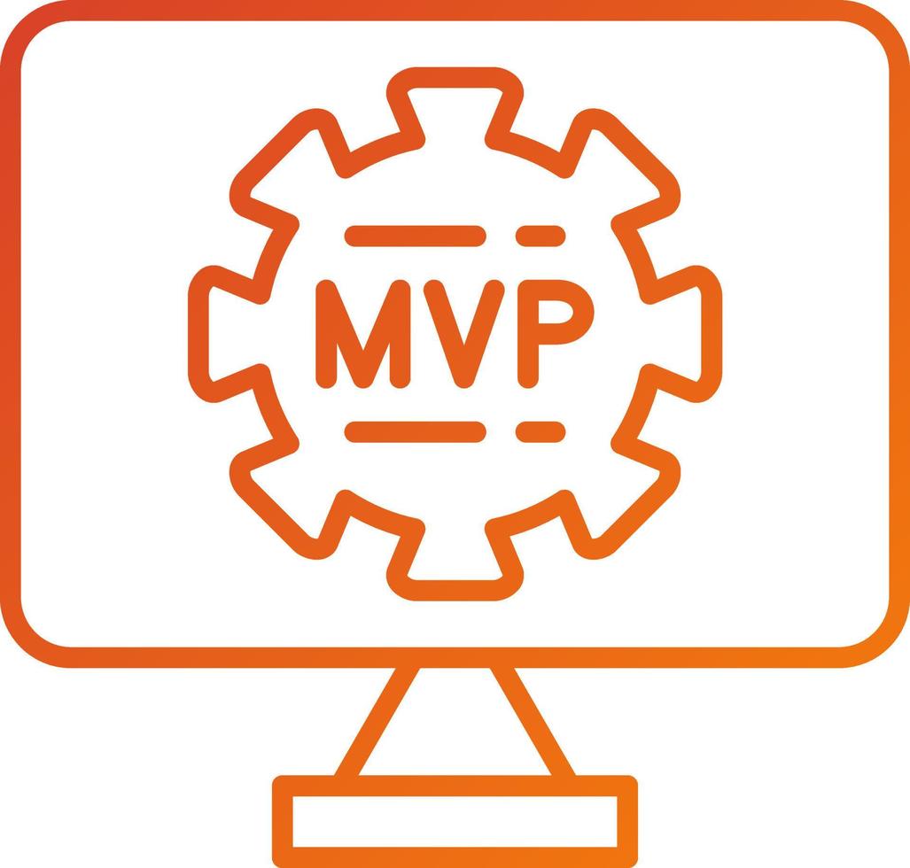 mvp-Symbolstil vektor