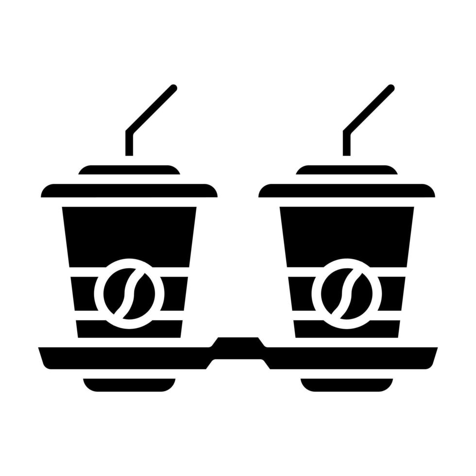 Kaffee wegbringen Vektor Symbol