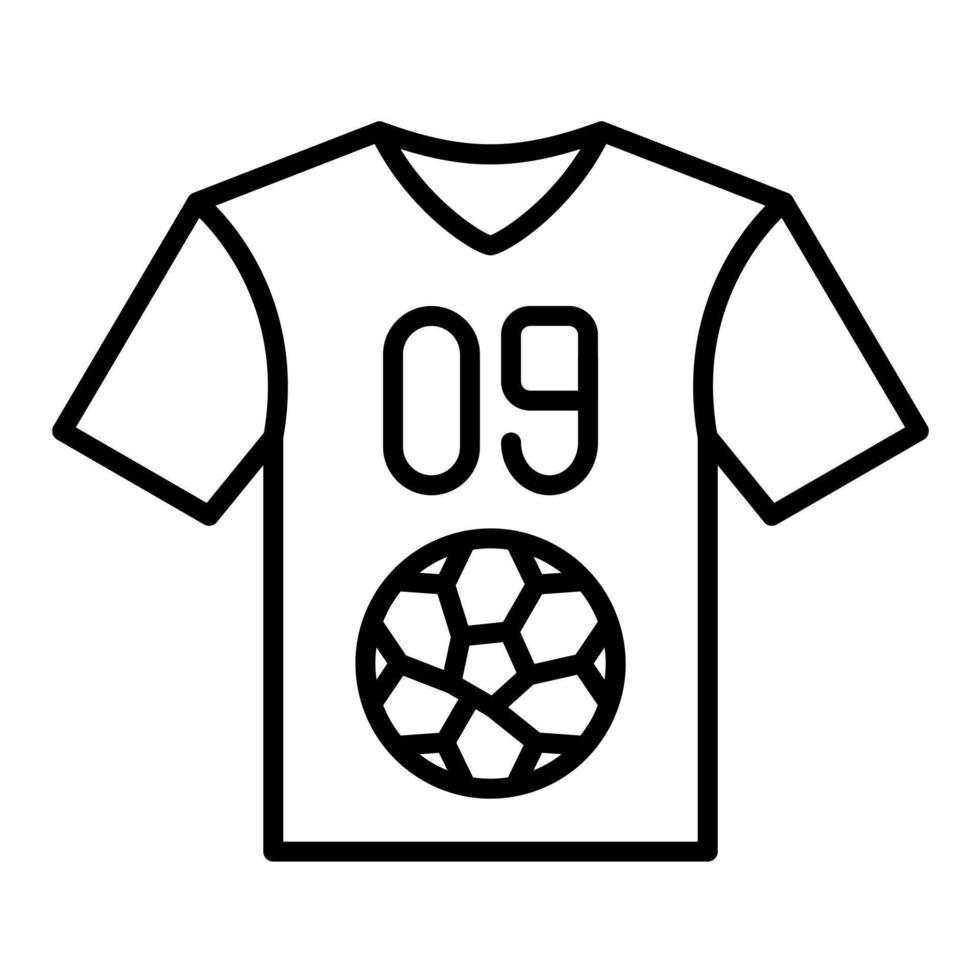 Fußball Jersey Vektor Symbol