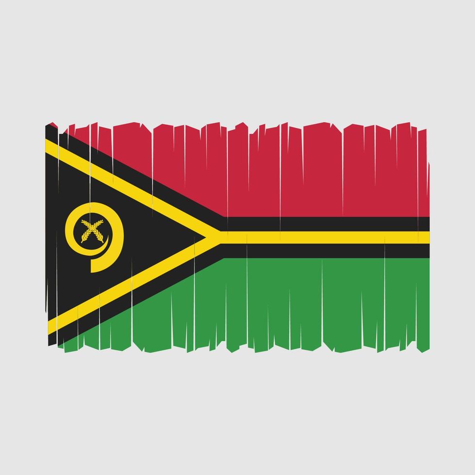 Vanuatu-Flaggenvektor vektor