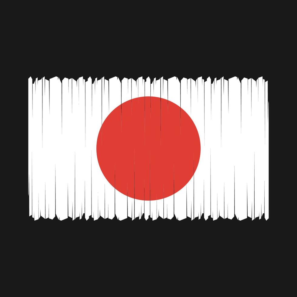 japan flagge vektor