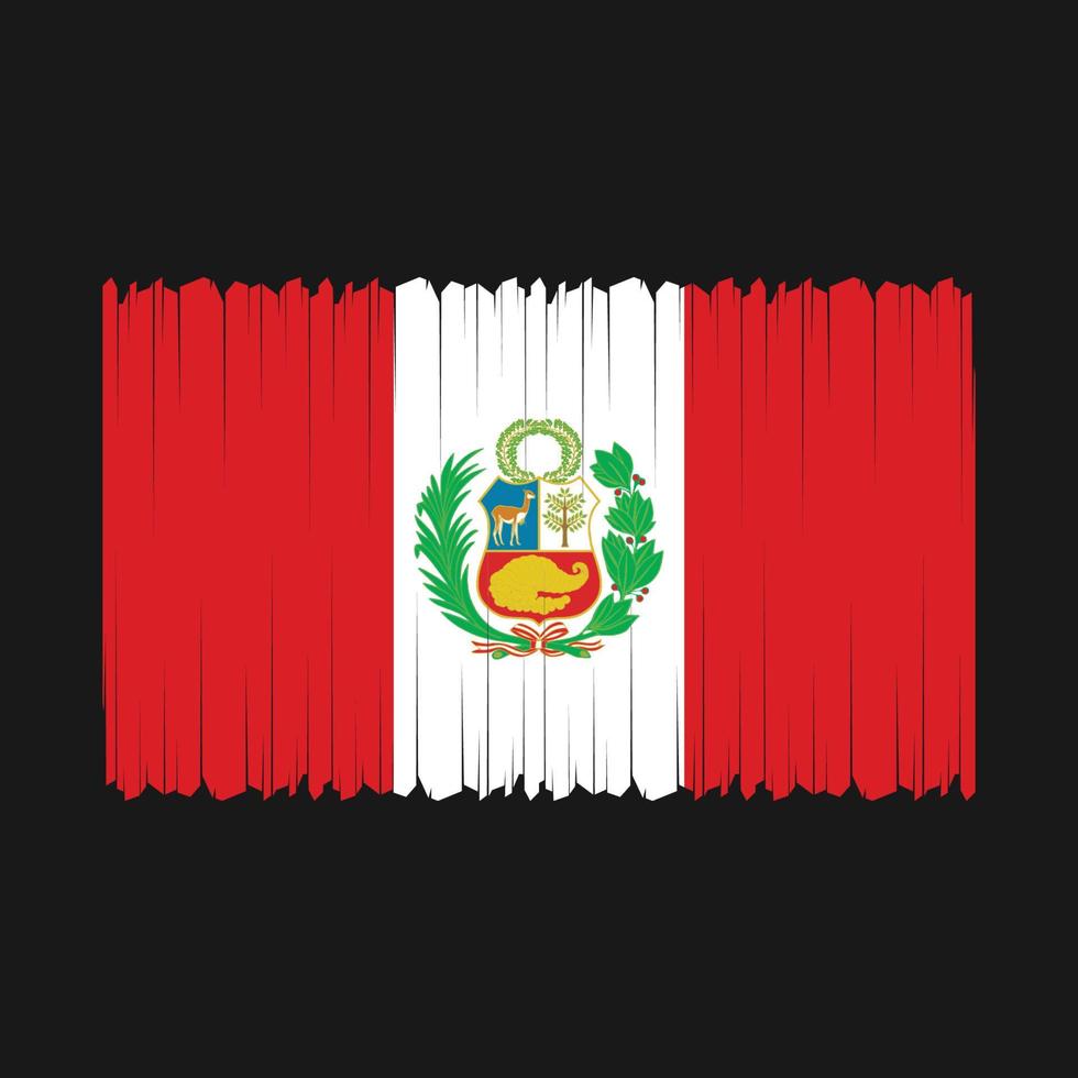 peru flagge vektor