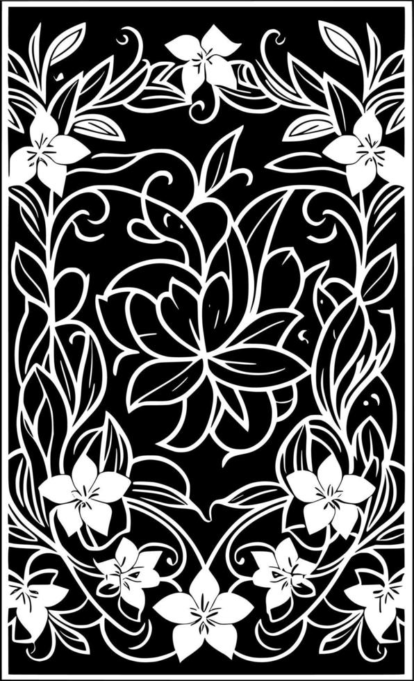 Vektor Illustration von Blume Muster Hintergrund