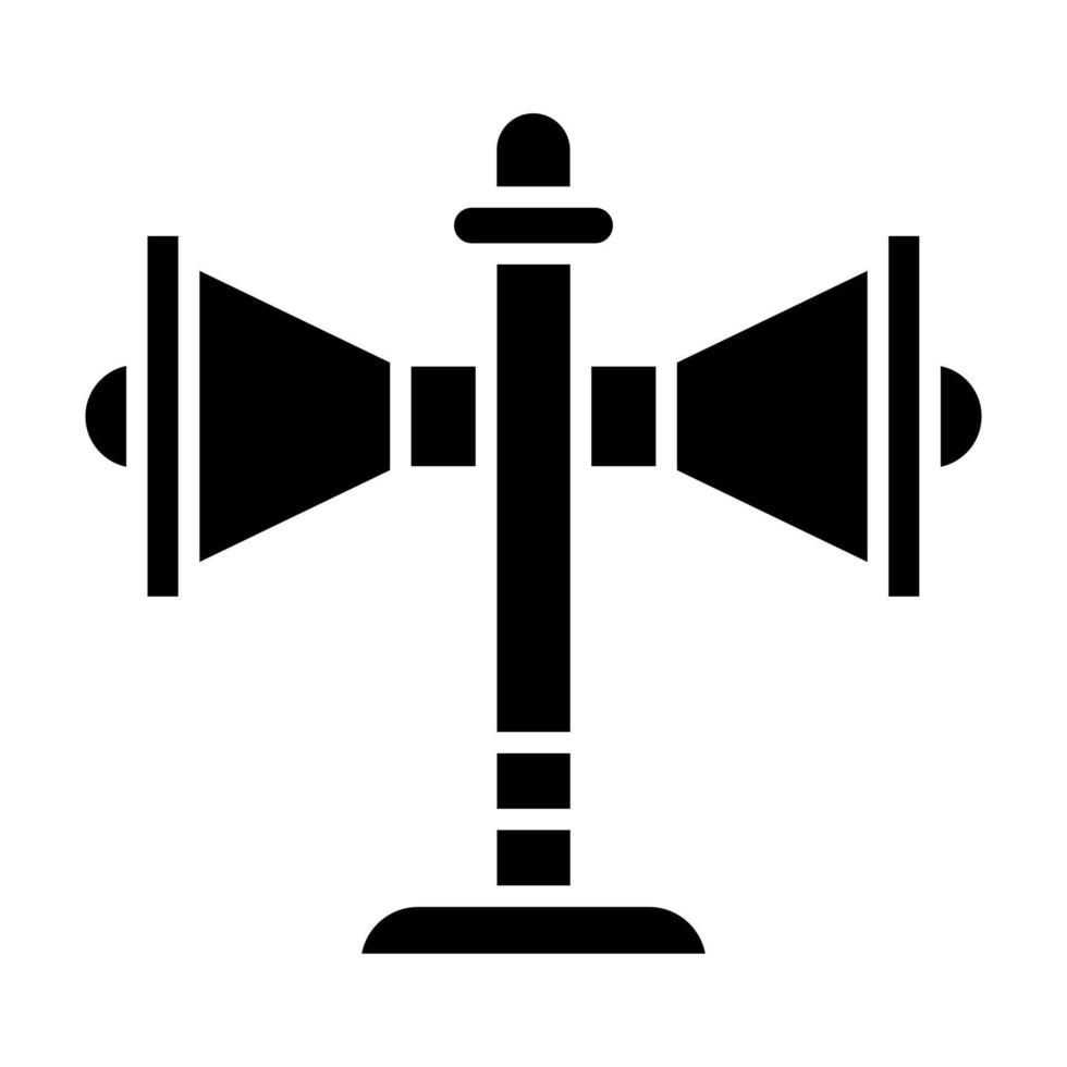 Symbol für Sirenenvektor vektor