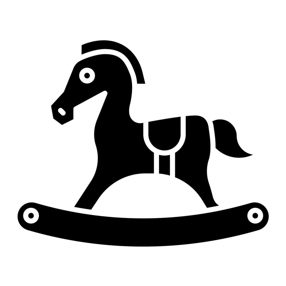 Spielzeug Pferd Vektor Symbol