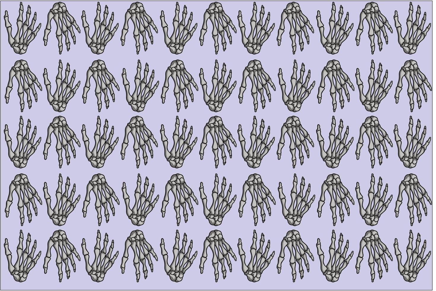 Hand Skelett Vektor Bild Abbildungen