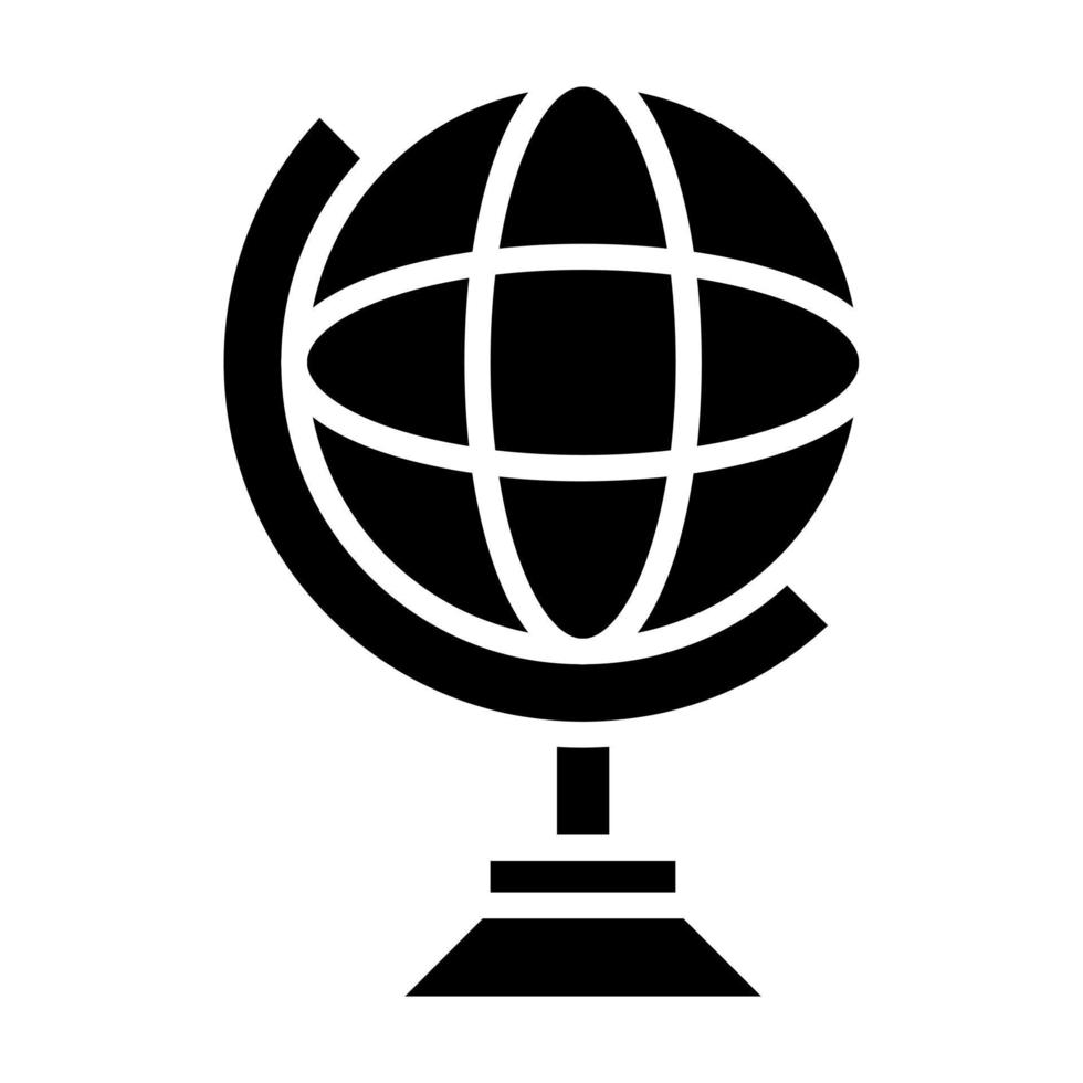 Globus Stand Vektor Symbol