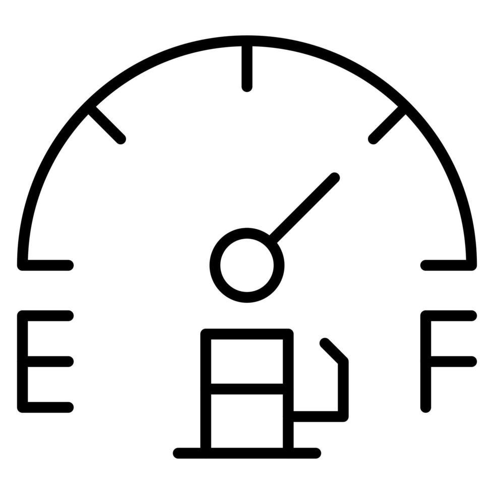 eco mätare vektor ikon