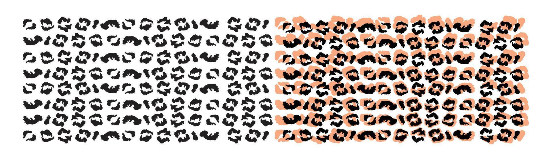 leopard djur- mönster vektor konst illustrationer
