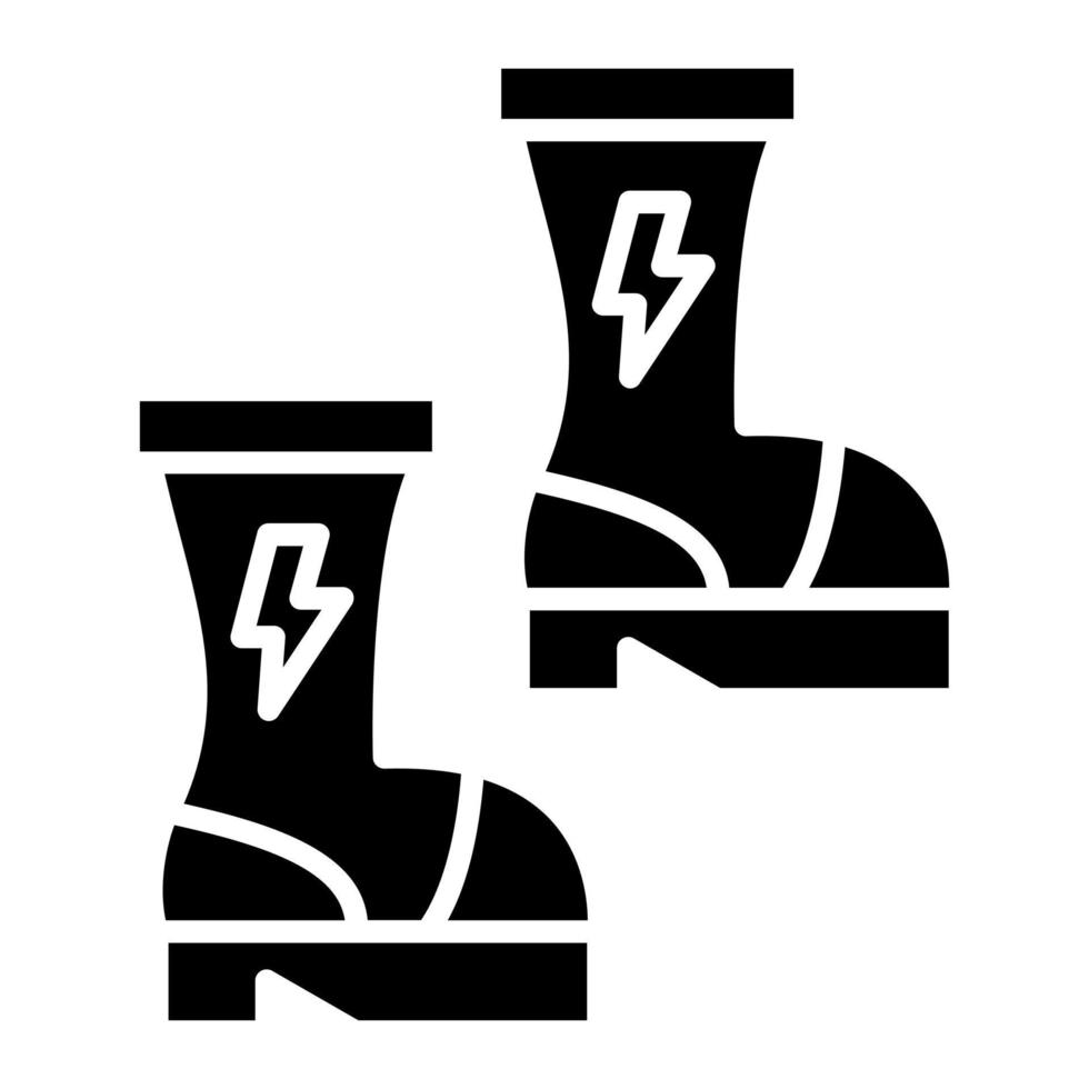 Elektriker Stiefel Vektor Symbol