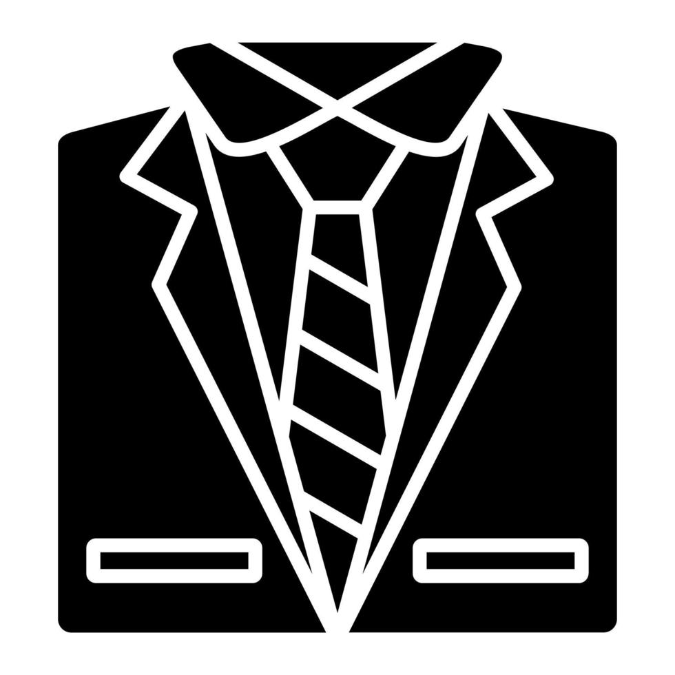 Business-Mantel-Vektor-Symbol vektor