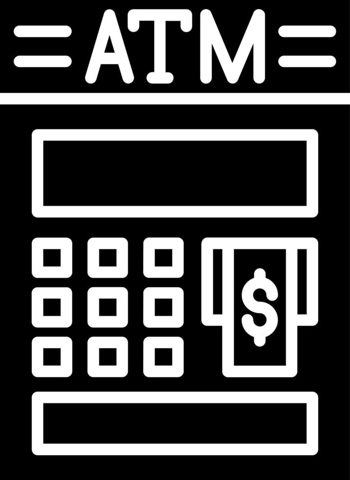 ATM-Symbolstil vektor