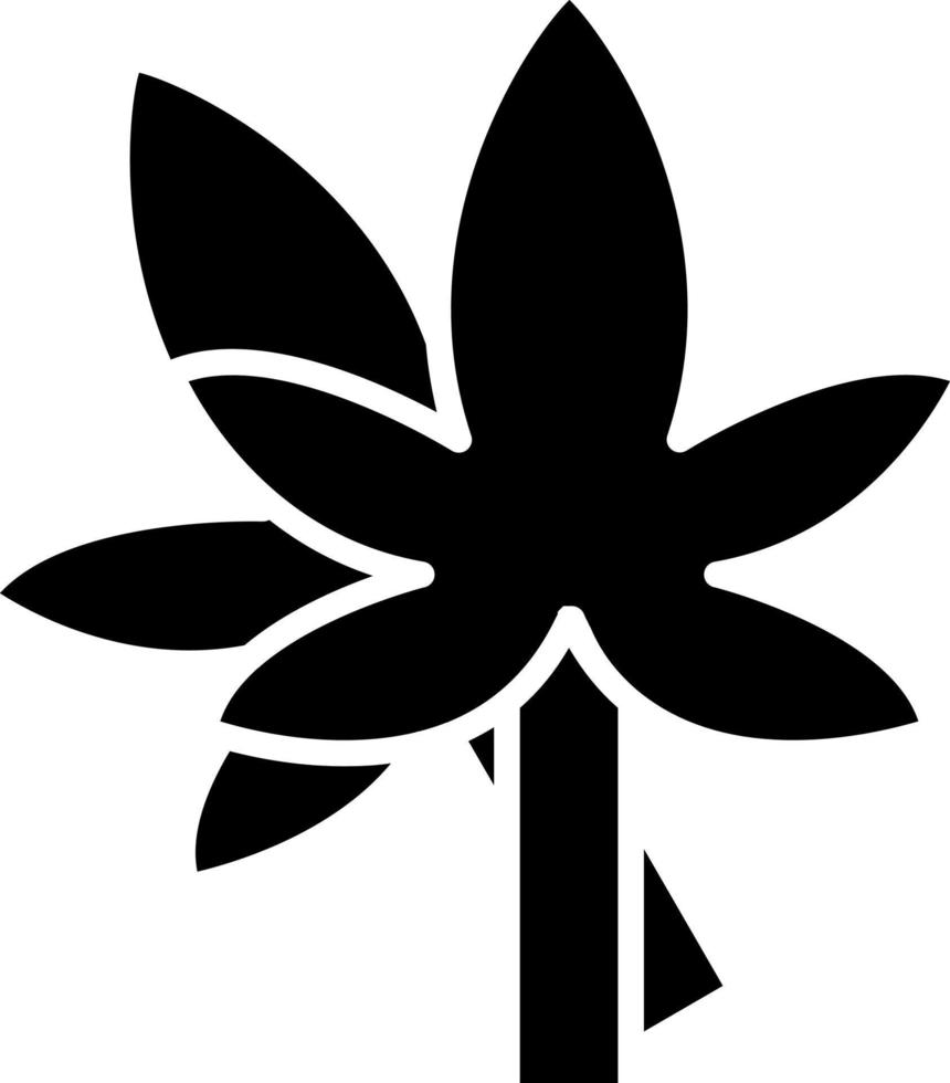 Marihuana Symbol Stil vektor