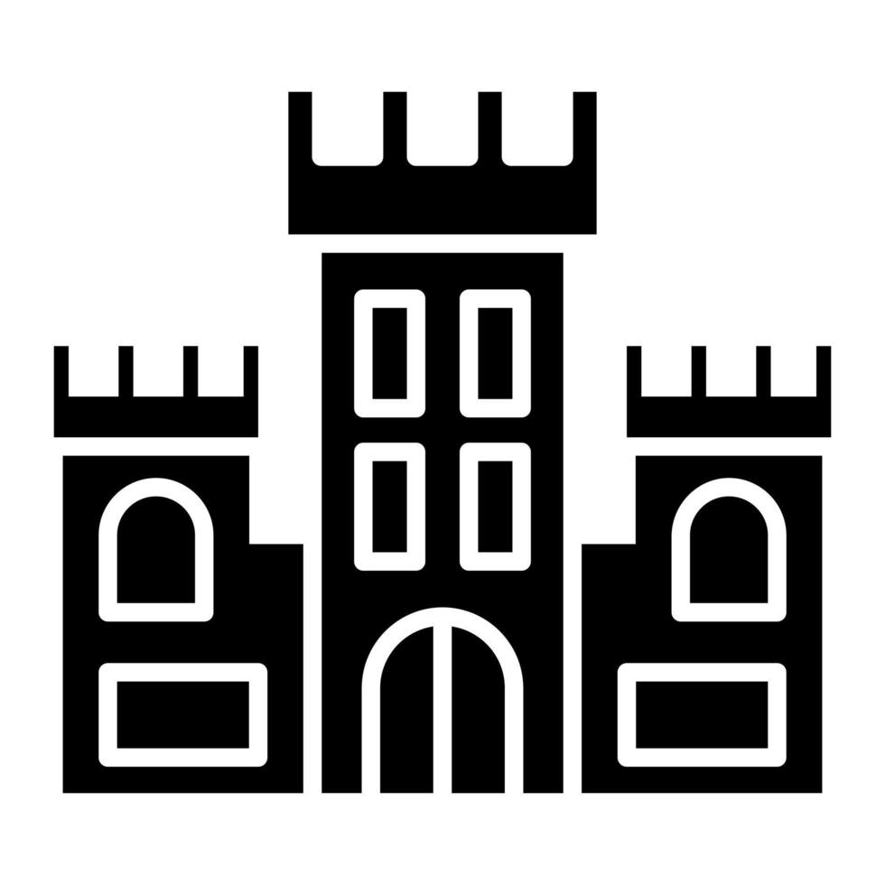 Schloss-Vektor-Symbol vektor