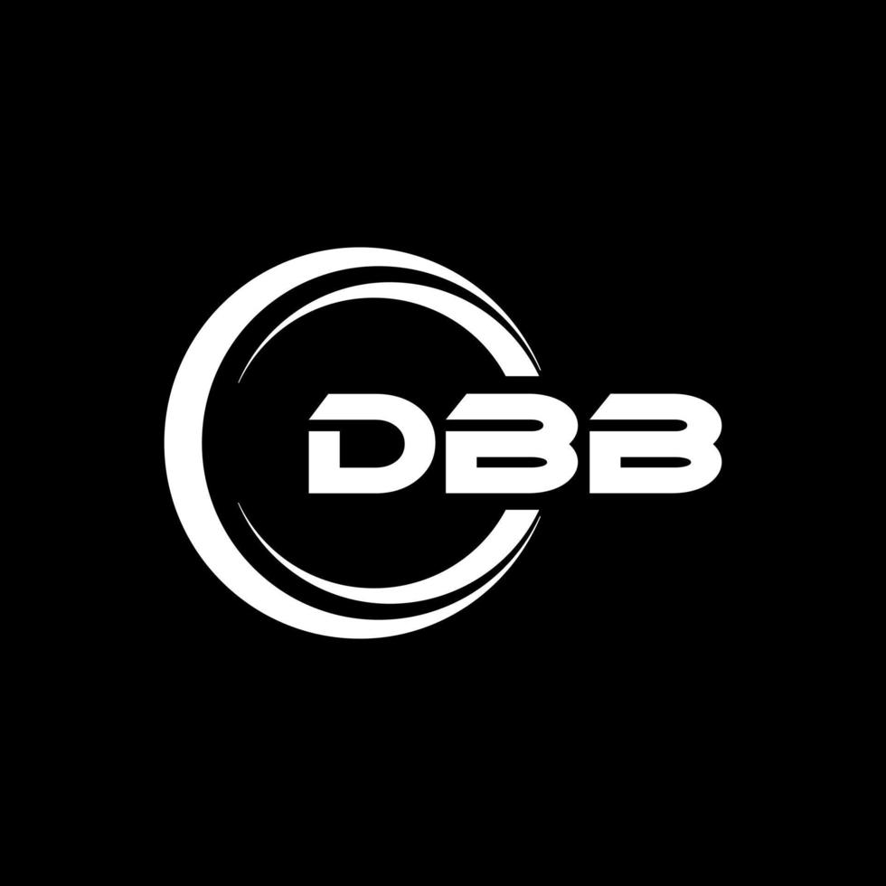 dbb Brief Logo Design im Illustration. Vektor Logo, Kalligraphie Designs zum Logo, Poster, Einladung, usw.