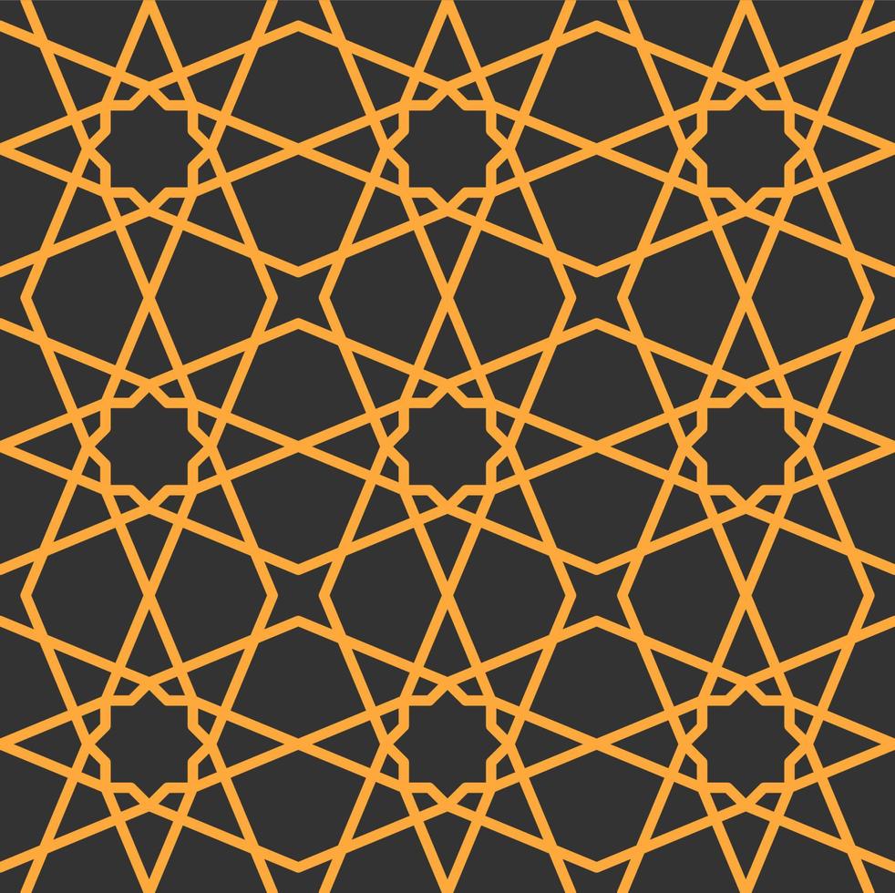 mashrabiya Arabeske nahtlos Muster, Arabisch Fliese vektor