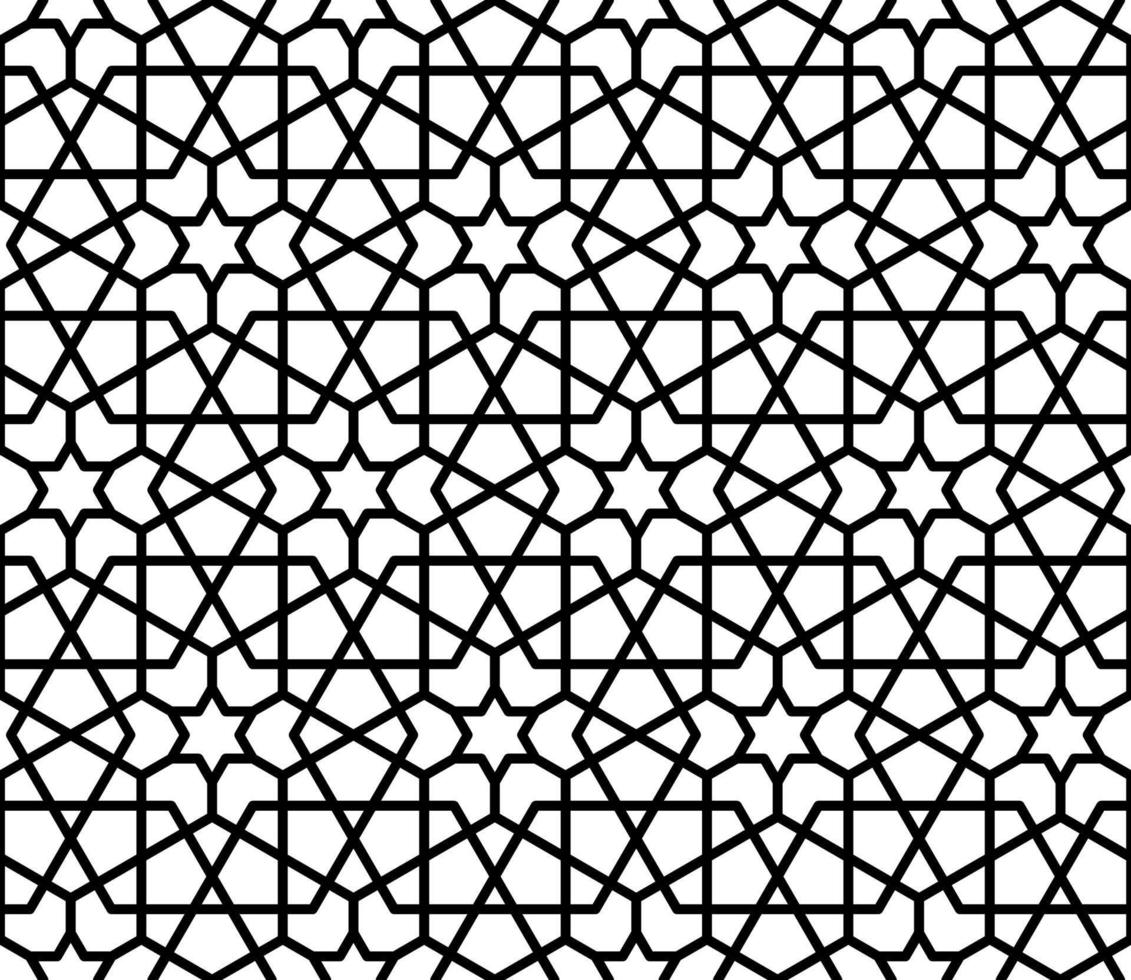 mashrabiya Arabeske, Arabisch nahtlos Muster vektor