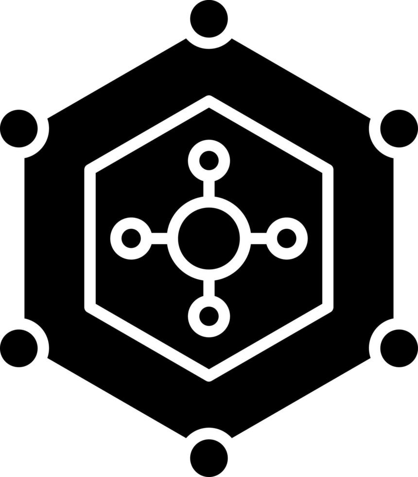 Nanotech-Icon-Stil vektor